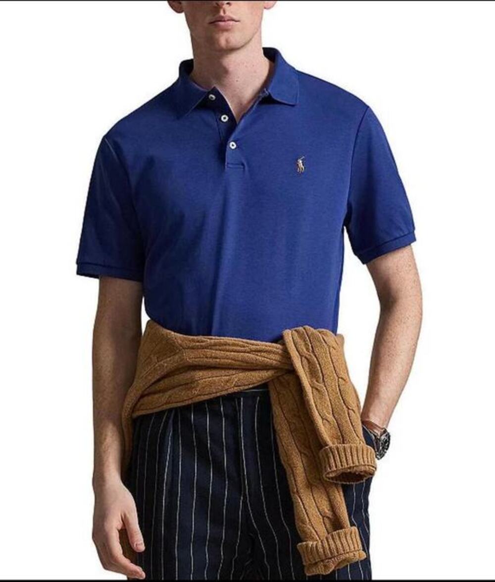 Polo Ralph Lauren Mens Casual Blue Polo Size XXL